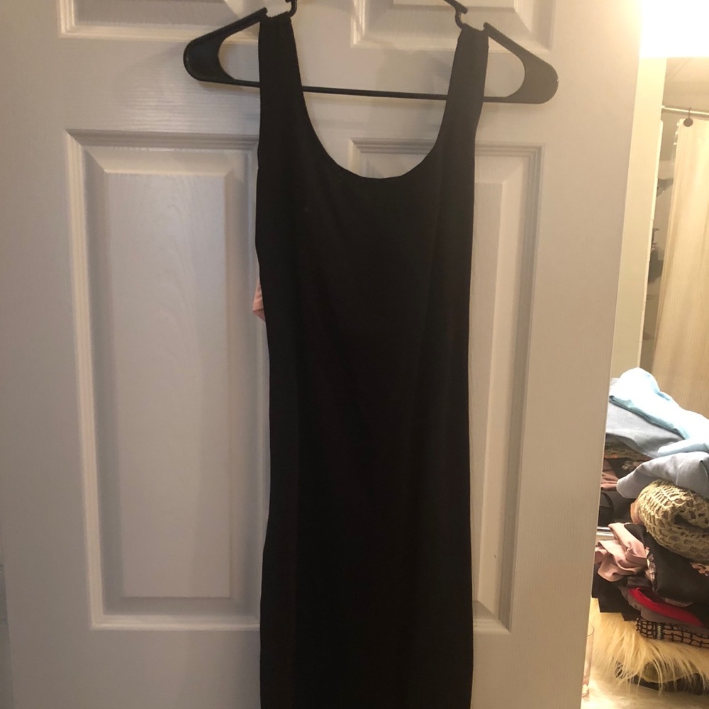 Black cocktail dress